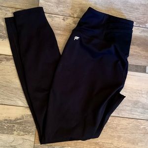 Fabletics Womens Workout Leggings with Mesh Pockets in Back-Size Large